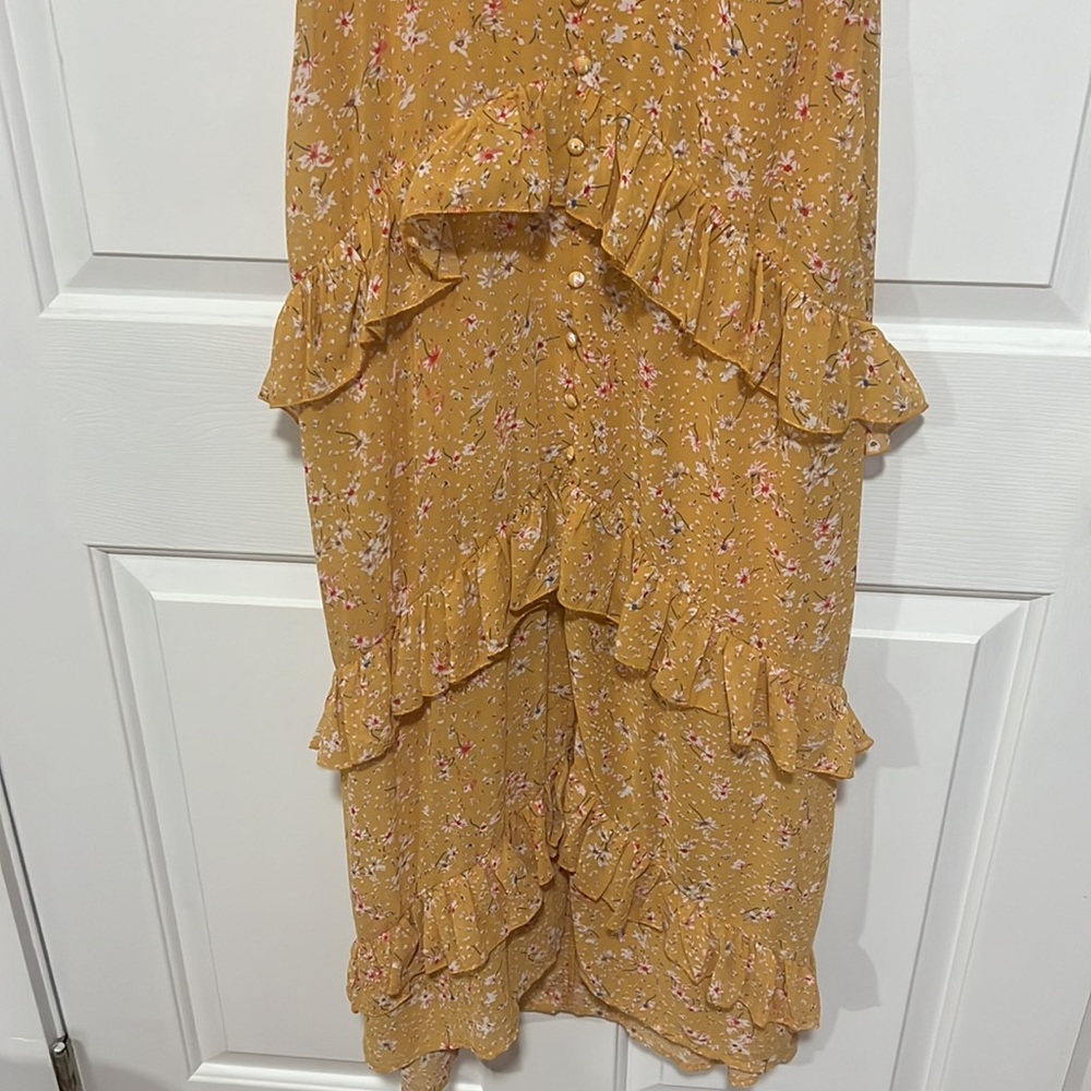LUSH Ruffled Maxi Dress - Picture 3 of 9